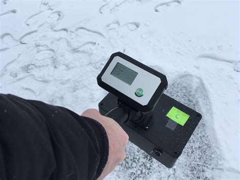 measuring ice thickness|ice thickness test kit.